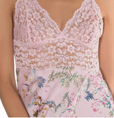 Lace & Floral Slit Dress – Effortless Elegance